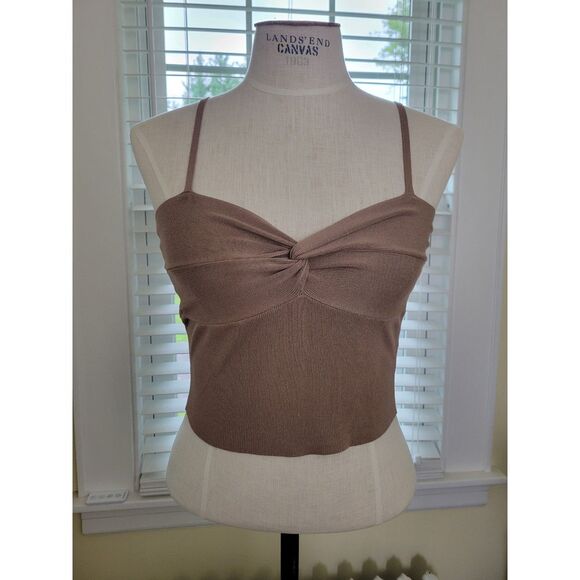 Love Tree Womens Medium Lt.‎ Brown Tank Top RN158030 - Picture 1 of 9